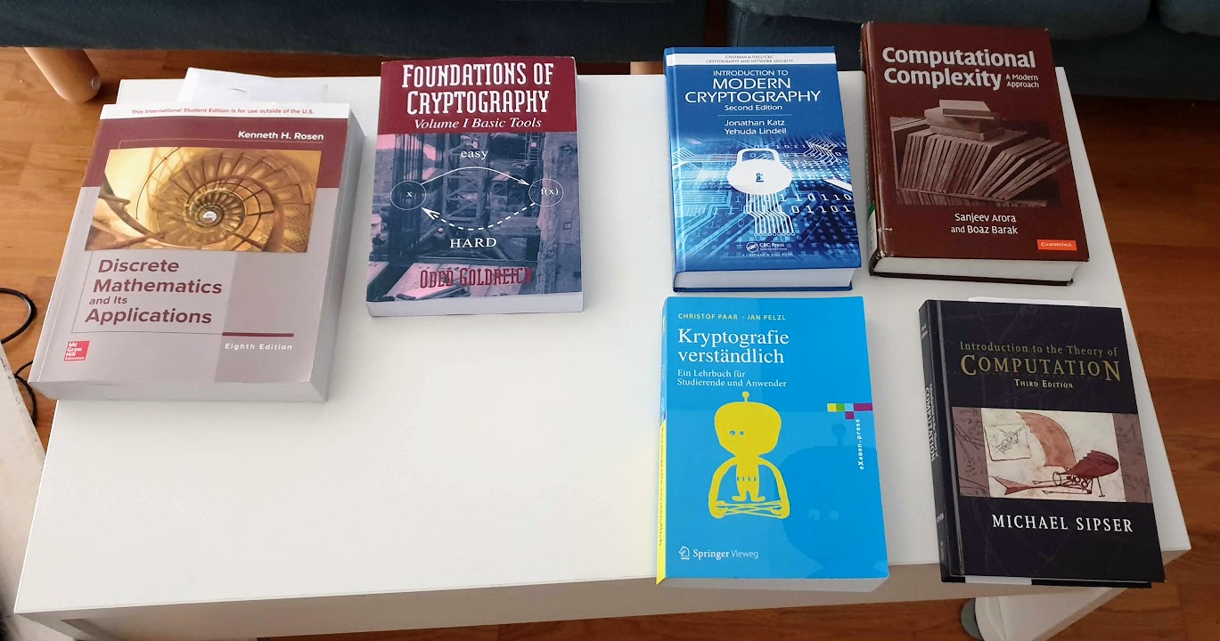 Books I needed to survive one "self contained" course in 2020